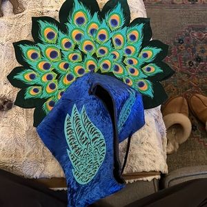 Dog peacock costume